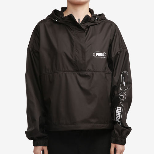 Puma/彪马正品新款女子休闲印花连帽外套WINDBREAKER 588797-01