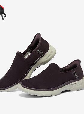 Skechers/斯凯奇正品女子保暖加绒一脚蹬运动跑步鞋