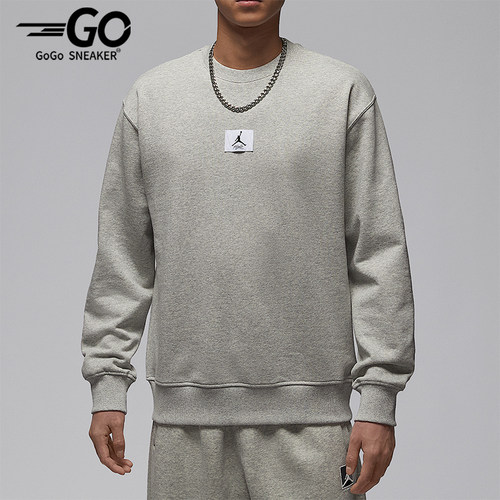 Nike/耐克正品JORDAN男士休闲圆领套头耐穿针织卫衣FV7260-050