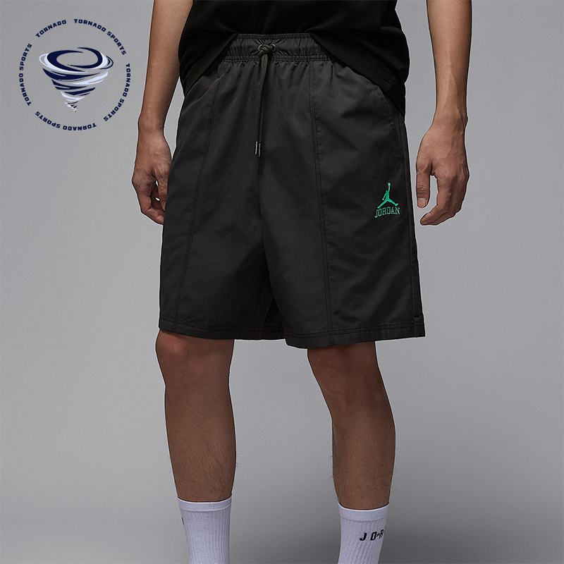 Nike/耐克正品JORDAN男士梭织缝线休闲经典透气短裤II0485-010