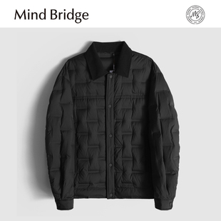 MindBridge新款 轻量化商务休闲翻领羽绒夹克防风保暖 2025秋冬男士