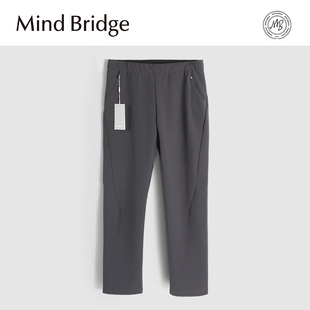 加绒商务直筒长裤 MindBridge新款 户外防风保暖休闲裤 男士 2025春季