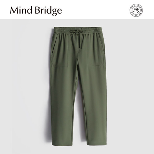MindBridge新款2025秋季男士轻量化户外运动直筒休闲长裤防风保暖