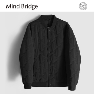 MindBridge新款 轻量化高弹力棒球领防风保暖棉服夹克抗皱 2025男士