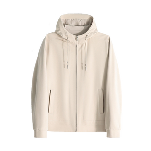 MindBridge城市风休闲气质外套2025春季男士户外连帽卫衣开衫宽松