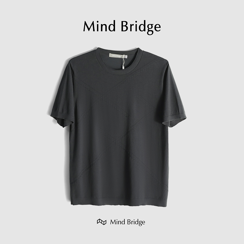 MindBridge短袖休闲中青年T恤潮