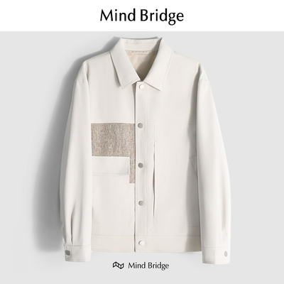 MindBridge翻领休闲夹克吸湿透气