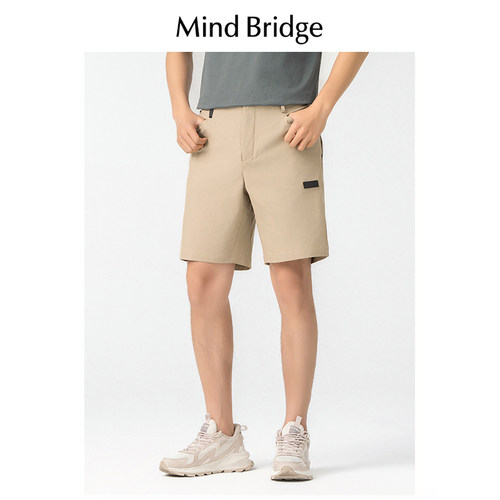 MindBridge短袖休闲透气直筒五分
