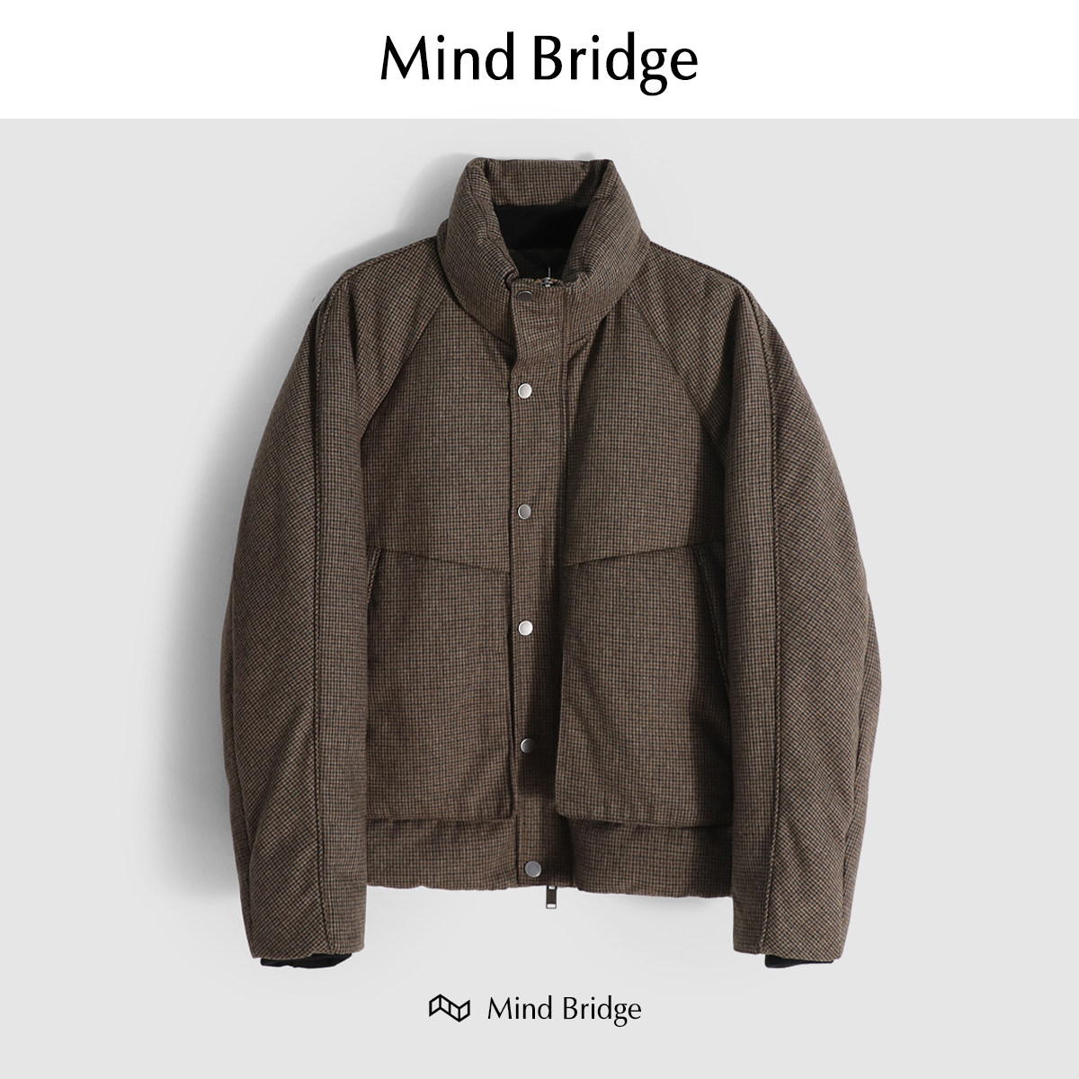 MindBridge防风保暖羽绒服白鸭绒