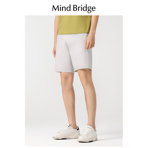 MindBridge短裤透气直筒五分休闲