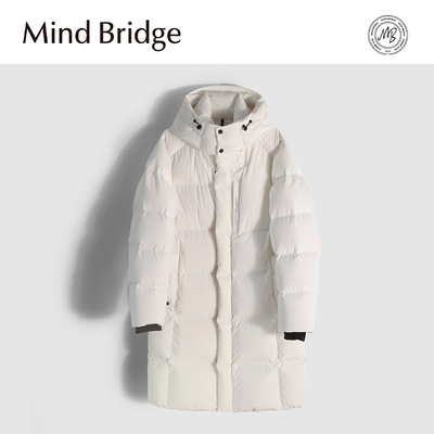 MindBridge长鸭绒羽绒服防风保暖