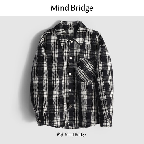 MindBridge冬休闲保暖夹克绵羊毛