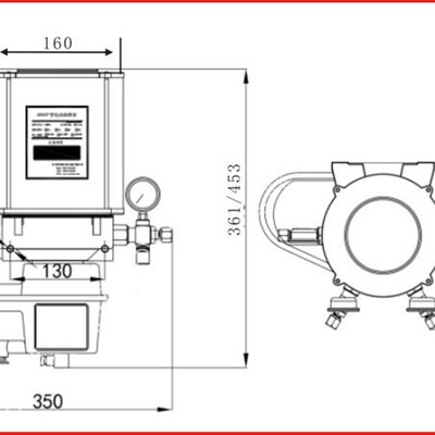 挖机电动黄油泵润滑泵搅拌站自动油脂泵砼泵车4升12V24v220v380v