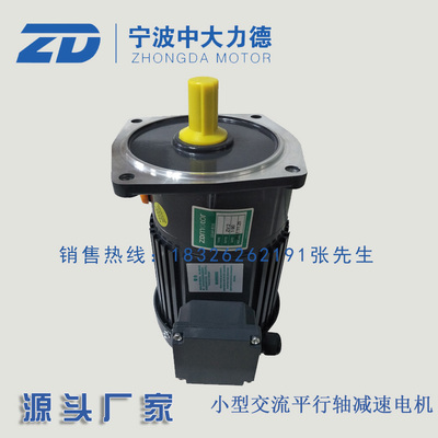 ZD中大电机卧式400W小型齿轮减速三相异步电动机ZV200-5-S-G1-LD