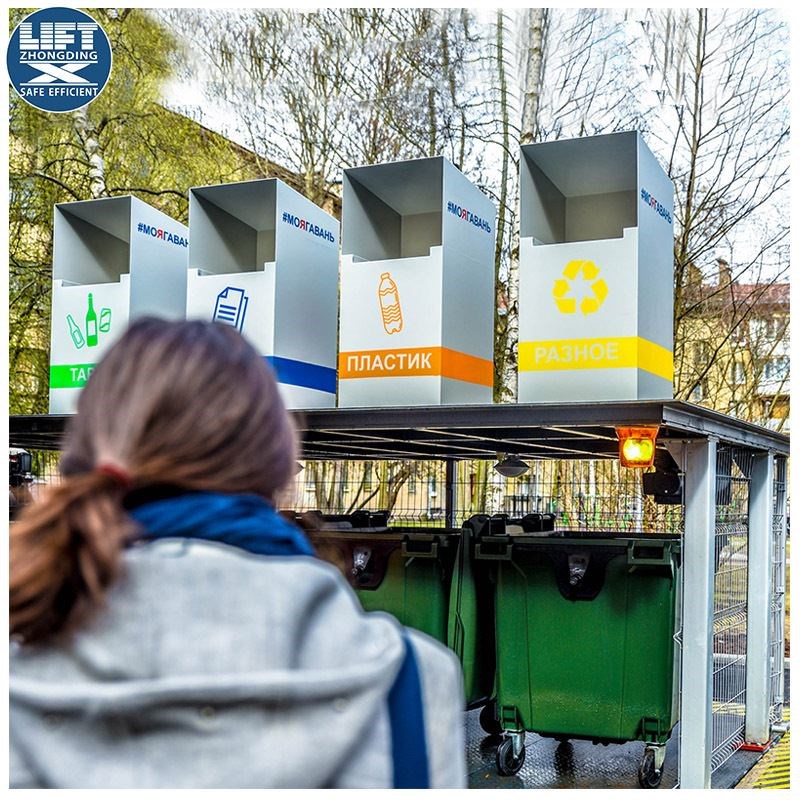 地藏式垃圾桶升降机固定剪式电动提升机液压交叉式地埋升降平台