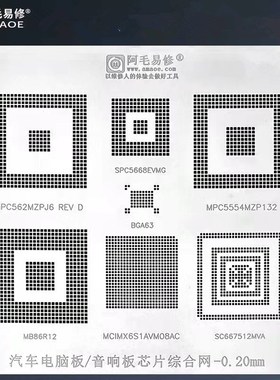 MPC561 562 SPC5668 MPC5554MZP132 MB86R12 SC667512MVA 植锡网
