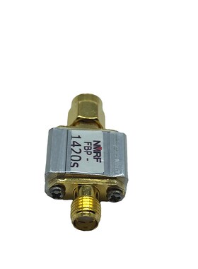 1420MHz 射电天文专用SAW带通滤波器,80MHz带宽,SMA接口