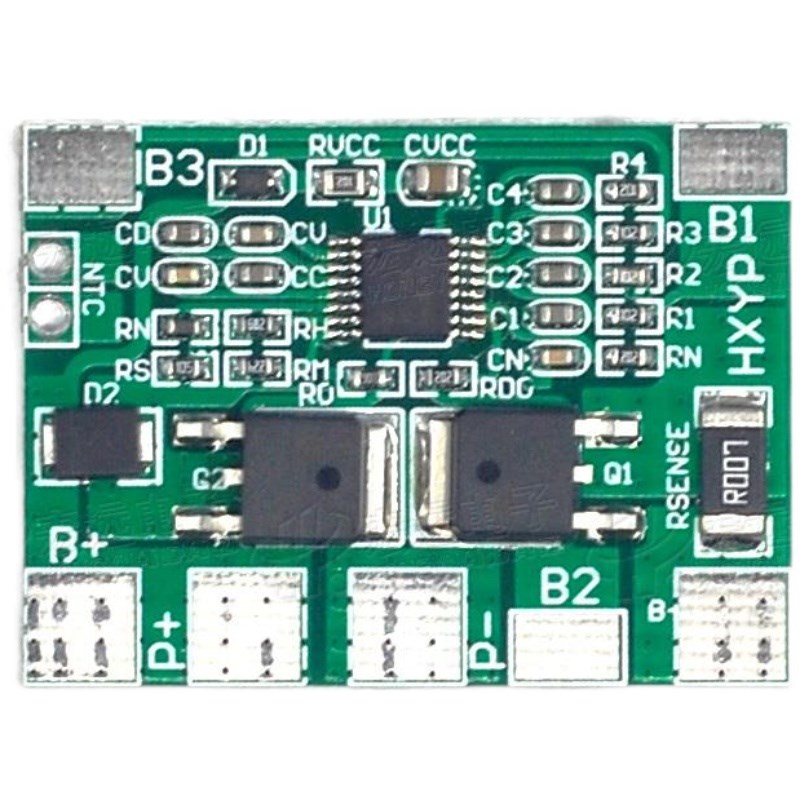 4串12.8V32650磷酸铁锂电池保护板防过充过放8A18650锂电池保护板