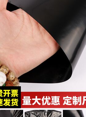 进口加厚防水布防渗膜防水膜鱼塘膜专用池塘养殖黑色土工膜蓄水膜