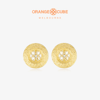 Orange Cube幸运扣耳饰原创高级简约镂空耳环耳钉礼物