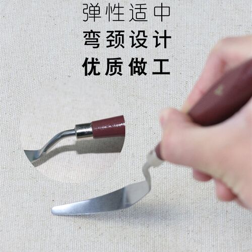 热销油画刀刮刀实木刮p刀套装美术刮刀水粉颜料刮刀丙烯肌理画刮