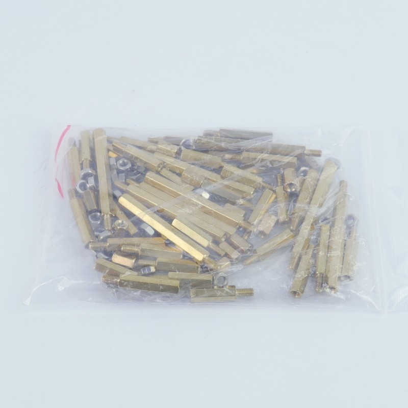热销单片机智能车h M3 铜柱+螺母 8mm 15MM 20MM 40MM 各种铜柱螺