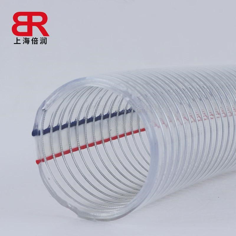 热销pvc钢丝软k管透明塑料管子加厚耐高温抽水管真空螺旋输油管