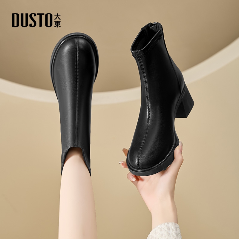 大东女鞋旗舰店高跟短靴