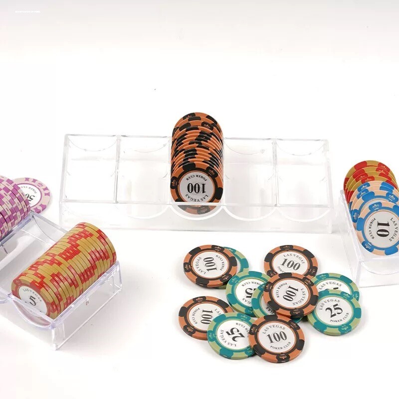 便携收纳盒透明塑料筹码架盒子分类盒棋牌室专用塑料加厚德扑图片