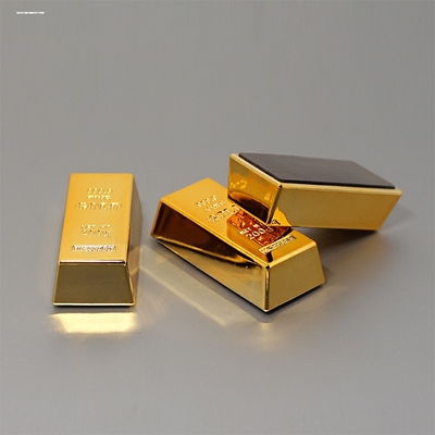 仿真金砖广告道具金条冰箱贴创意黄金磁贴特色家居装饰金块吸铁石
