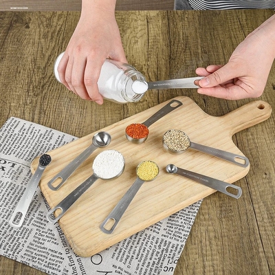 奶粉勺5克量勺304不锈钢单只套装厨房克度刻度计量匙烘焙控限盐