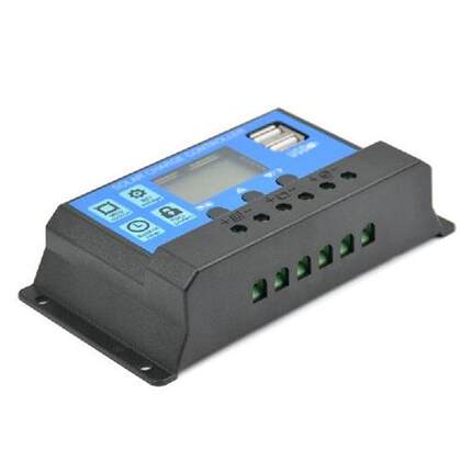 极速.12V 24V Solar Controller 60A 50A 40A 30A 20A 10YA Solar