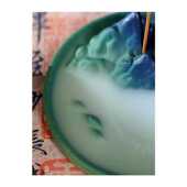 极速李杜千里江山陶瓷青绿香炉线香倒流香炉卧P室茶室客厅办公檀