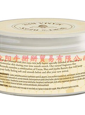极速Burts Bees Mama Bee Belly ButtEer, Fragrance Free Lotio