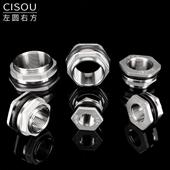 极速4 6分1寸304不锈钢水箱接头水塔水桶鱼缸钻孔进出.水口内外丝