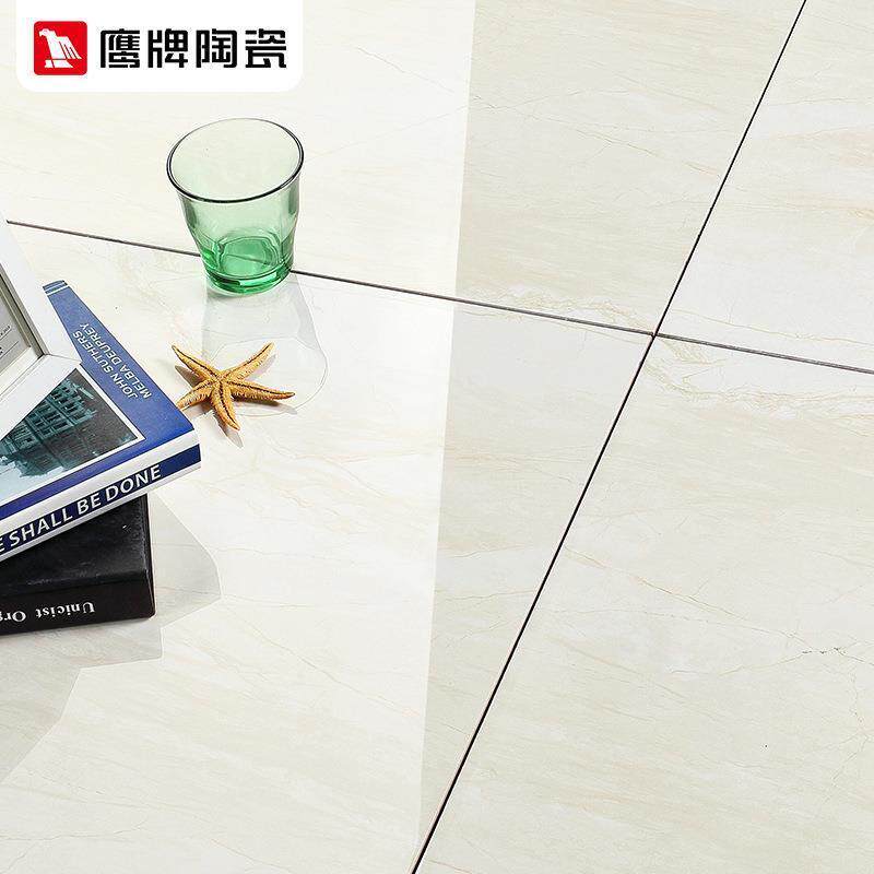 新品木比白面鹰牌陶瓷全抛釉地砖子A00800客厅地板砖8瓷砖防滑釉