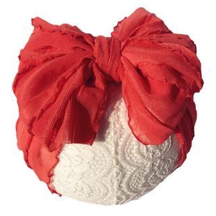 Baby Headband YSilk Lace Flower Bow Soft 极速Oversize Wide