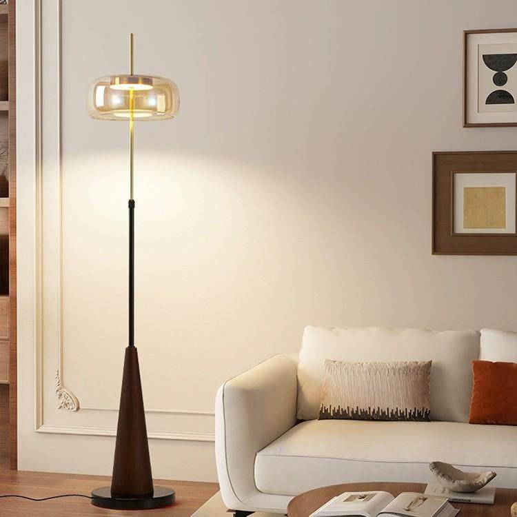 意式极简落地灯客厅沙发旁边高级感中古风卧室床头氛围立式装饰灯