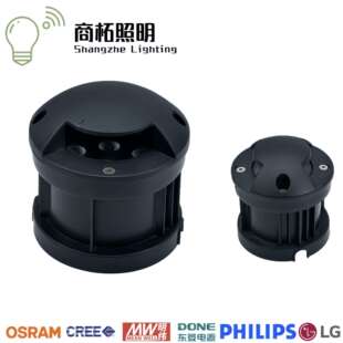 厂家直销3W5W7W9W12W15W18W户外防水led大功率地埋一二三四透光灯