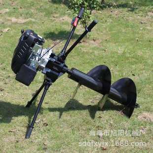 双人地钻打坑机 便携式 196CC大功率汽油挖坑机 林业树木种植机