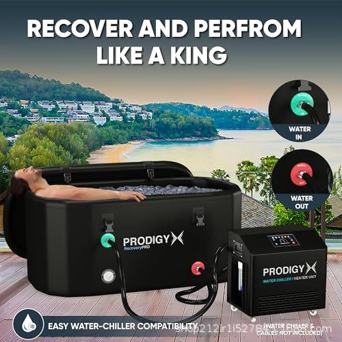 【外贸爆款】冰浴桶折叠便携拉丝桶成人家用户外沐浴桶洗澡桶充气