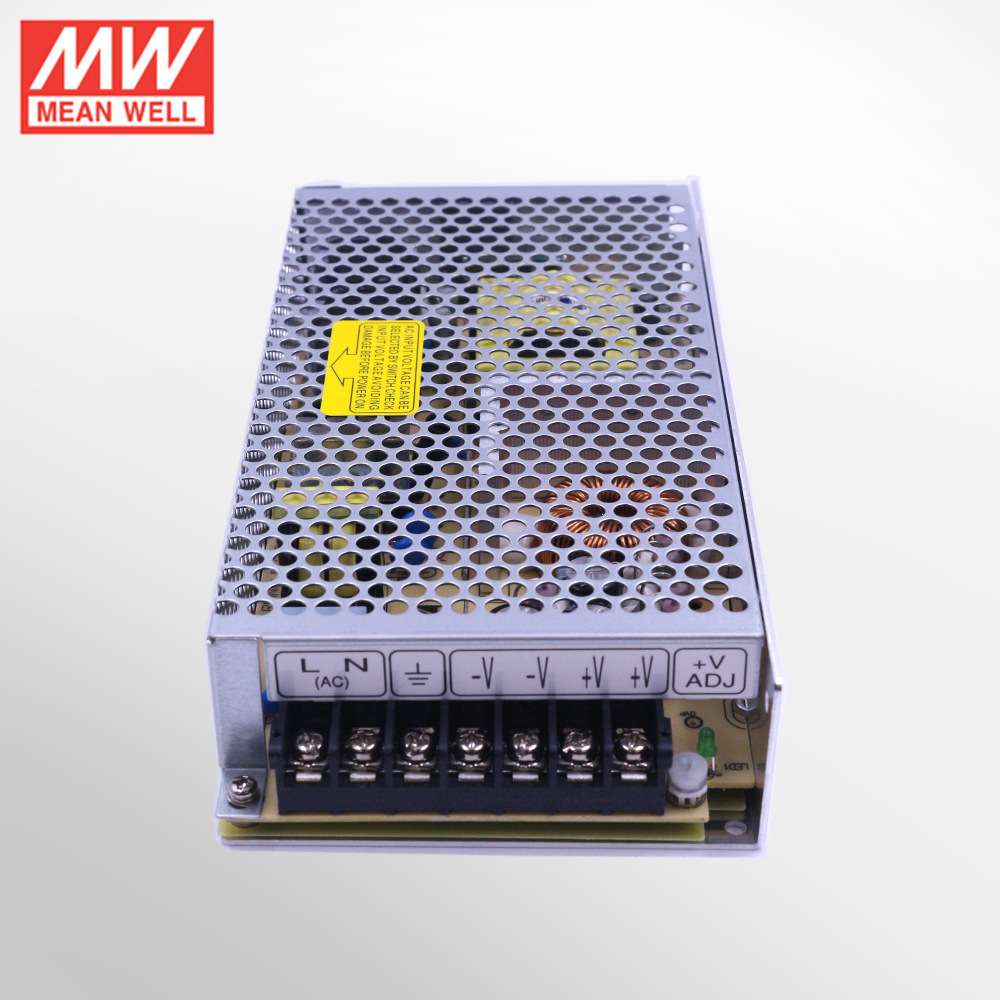 明纬开关电源RS-150-12V24V36V48V150W变压器直流稳压 工控电源