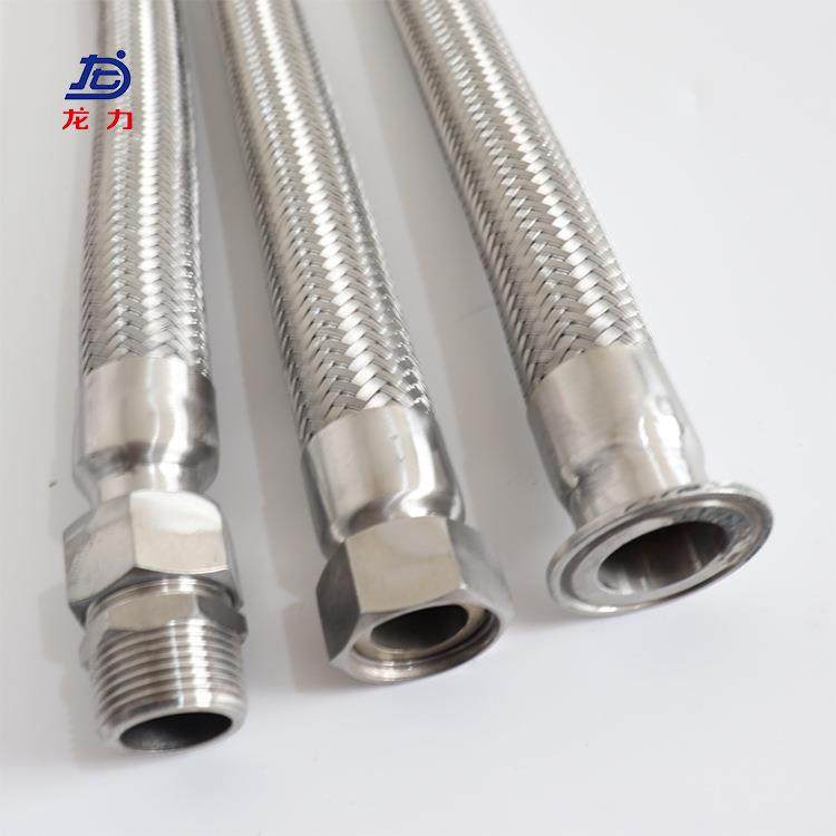 304不锈钢金属波纹管 不锈钢丝扣软接工业编织管 不锈钢金属软管