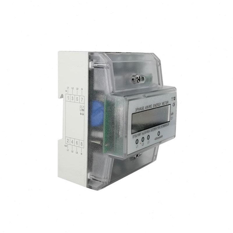 极速新销导轨式 k三相四线多功能电能表380v工业电表电子式有功液
