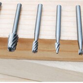 新品 合金钢高速网磨头圆形y锥形磨头合金锉刀木工开槽硬质文玩