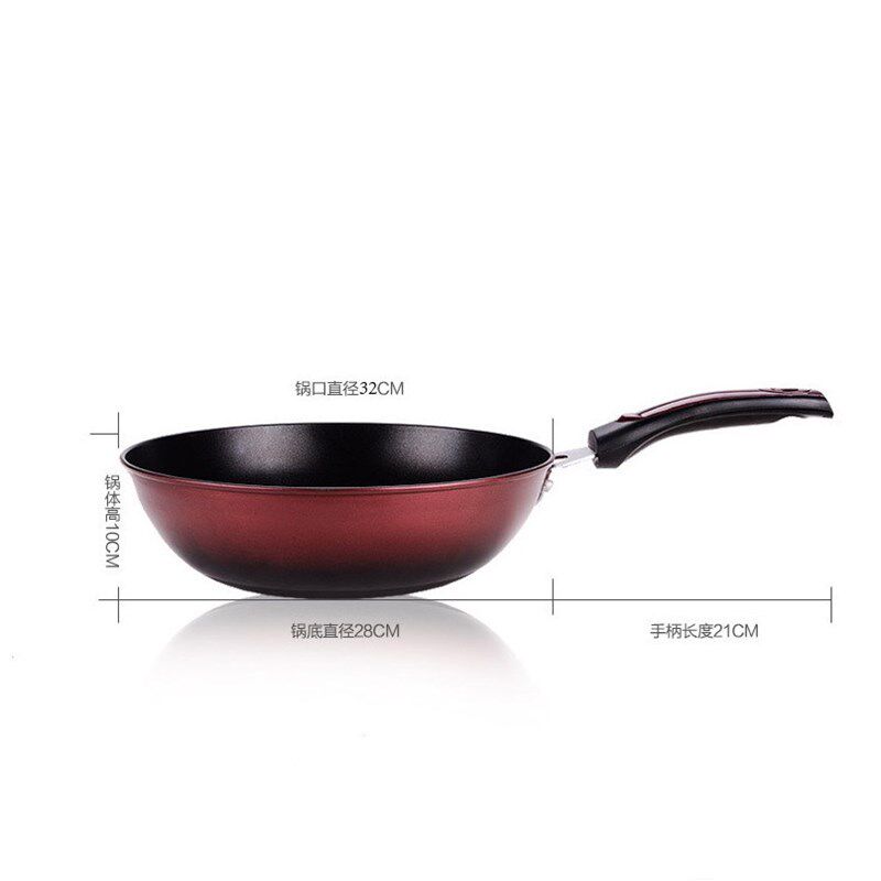 极速Non-stigck wok flat iron wok engy saving wok al wok