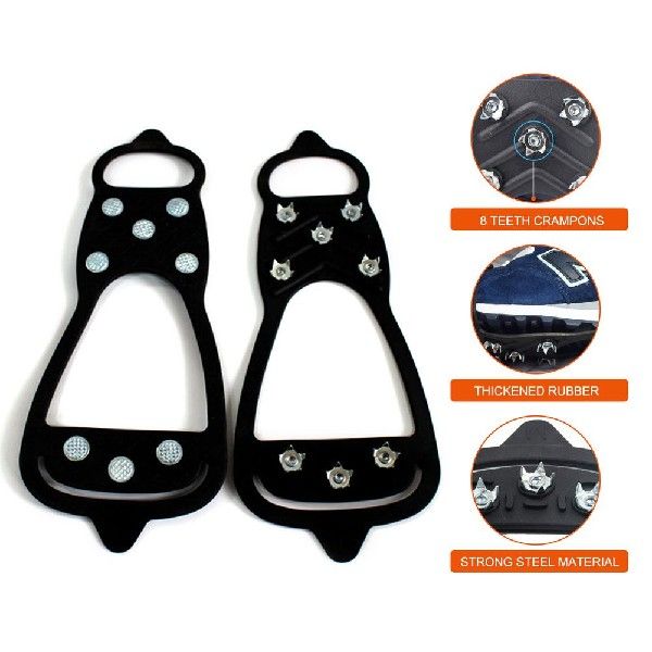 速发Ice Shoes Grippers Shoe Spikes For Snow And Ice Shoe