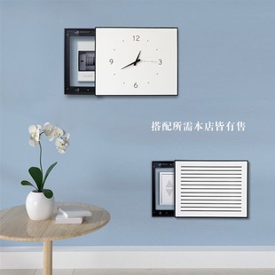 极速弱电箱装饰画遮挡箱客v厅简约竖款配电表多媒体光纤网络线盒