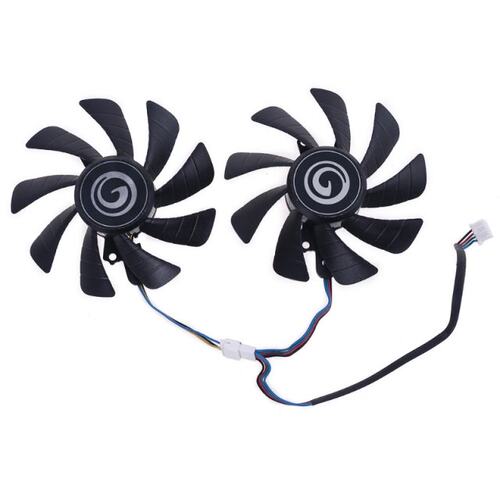 新品1 Pair 85mm 4Pin Cooler Fan RepElacement for Galax GeFor