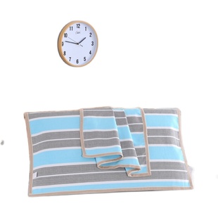 极速老粗布加厚j枕巾全棉一等品枕头巾单人防螨墨绿灰色成人枕皮